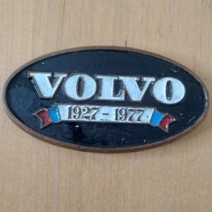 Vintage Volvo 50 Years Belt Buckle Collectible